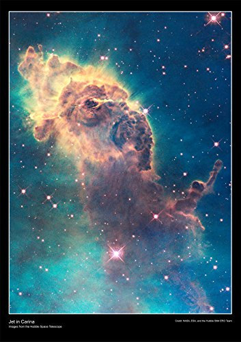 Hubble Teleskop-Poster, Jet im Carina-Nebel, hochwertiges Poster, laminiert, DS14, Papier, a2