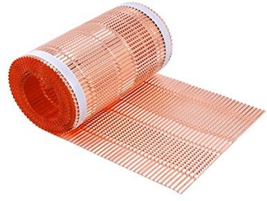 Kupfer Grattrolle Firstrolle Firstband Dachrolle Anti Moos Stop 300mm x 5m | Profilkupfer, Moos- und Flechtenprävention, Witterungsbeständigkeit, Belüftung der Wärmedämmung