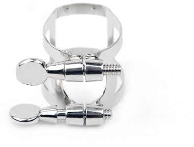 Rico Nickel Plated Ligature for Tenor Sax with Hard Rubber Mouthpieces