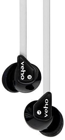 Veho Z-1 In-Ear Headphones | Anti Tangle Cable | Stereo Noise Isolating | Earbuds | Earphones - White (VEP-003-360Z1BW)