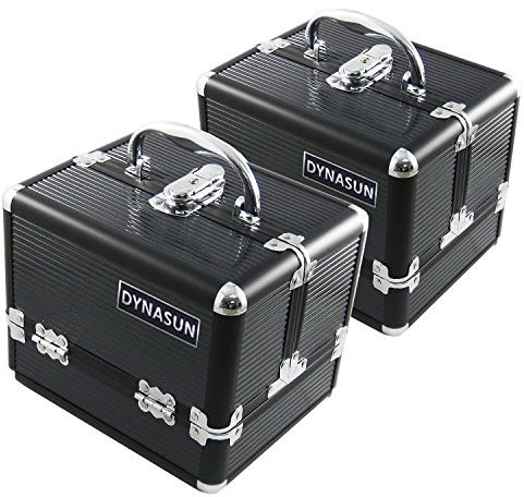 DynaSun Bs35 Set Beauty Case Make Up Nail Art, Nero