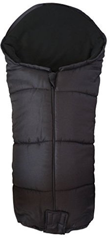 Deluxe Fußsack/COSY TOES kompatibel mit Ei Buggy Kinderwagen, schwarz