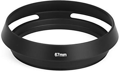 Gegenlichtblende Sonnenblende Metall Universal Schlitzblende 67mm schwarz 67 mm