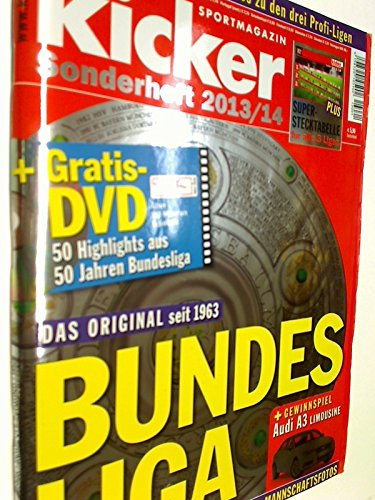 KICKER SONDERHEFT Bundesliga 2013/2014 mit der Super-Stecktabelle für alle 3 Ligen, sportmagazin,