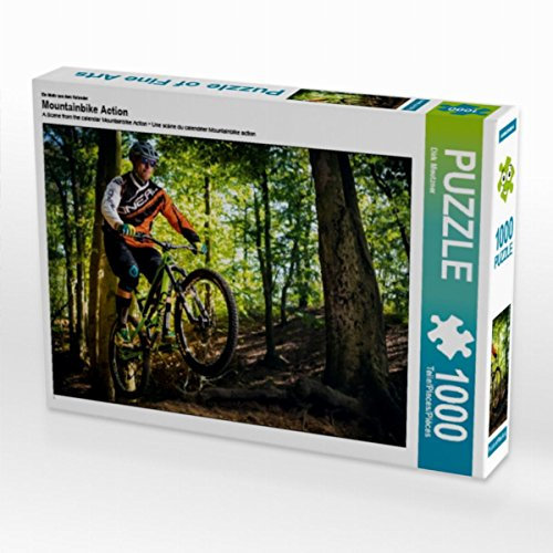 CALVENDO Puzzle EIN Motiv aus dem Kalender Mountainbike Action 1000 Teile Puzzle quer | 1000 Teile Lege-Größe 64 x 48 cm Foto-Puzzle für glückliche Stunden