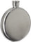 Relags Flachmann 'Brush', rund, Silber, 150 ml