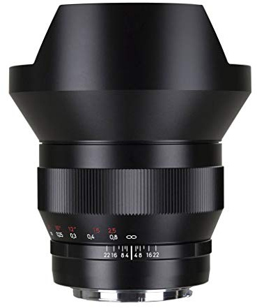 Carl Zeiss 1762-848 Distagon T* 2,8/21 mm Parasoleil inclus ZE monture Canon