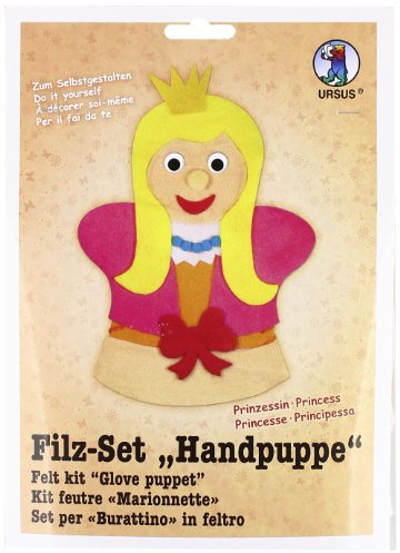 Filz-Set Handpuppe . Prinzessin [Unknown Binding]