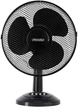 Mesko MS7309 Ventilador de Mesa oscilante, Inclinable, 30 cm, 3 velocidades, Negro, 70W