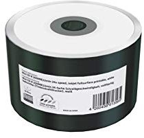Mini CD-R 200MB|22min 24-fache Schreibgeschwindigkeit, vollflächig bedruckbar (Tintenstrahldrucker), 50er Pack in Folie (Shrink)
