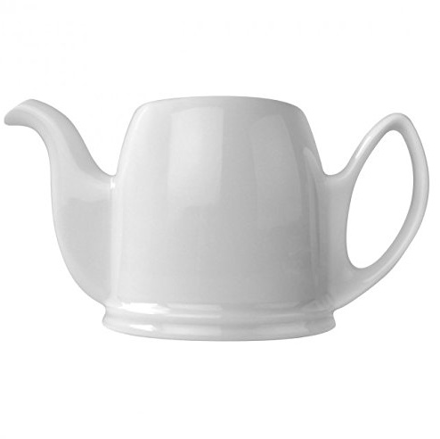 DEGRENNE Guy Salam Blanc Verseuse Porcelaine Seule 2 Tasses 35cl