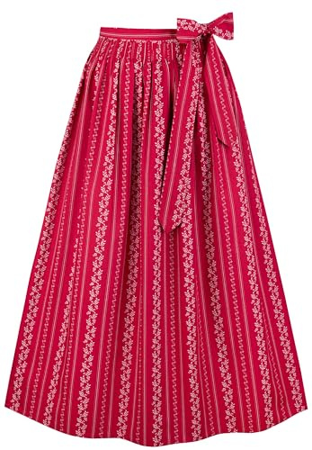 Stockerpoint Damen Dirndlschürze I Größe 34-56 I 100% hochwertige Baumwolle I Traditionelles Streifenmuster Design I Bequem & Pflegeleicht I Perfekt für Trachten & Festlichkeiten