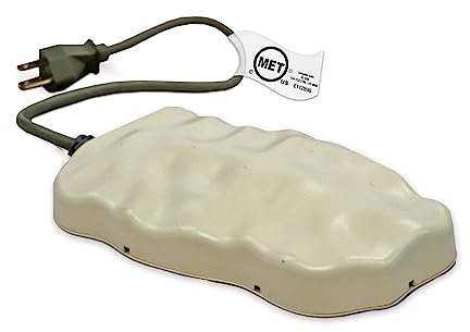 K&H Pet Products Super Ice Eliminator Vogeltränke Heizung, Sicherheitsliste tauchfähiger Vogeltränke Enteiser für Wildvögel draußen im Winter, energieeffizient, lackierbar, Emaille, automatisch,