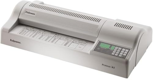 Fellowes Proteus A3 Fellowes Laminiergerät mit SleepMode Funktion und 100% staufrei, grau