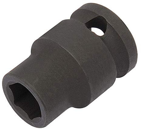 Draper 6868 3/8 Square Drive Hi-Torq 6 Point Impact Socket, 9 mm Size , Blue