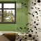 88 Waterproof Floating Bubble Loose Stickers Choose from 20 Colours Bathroom Tile Window Wall Art - Black