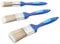 Fit For The Job No Bristle Loss 3 Piece DIY Paint Brush Set For A Smooth Finish with Emulsion, Gloss and Satin Paints on Walls, Ceilings, Furniture, Wood & Metal - contains 1, 1.5, 2 Brushes