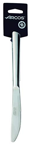 Arcos Edelstahl Tischmesser Set - 3-teilig, Monoblock, 220 mm Klinge, Küche, Serie Toscana