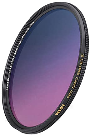 NiSi 77mm Circular GND16 Filter | Rotating 4-Stop Graduated Neutral Density Filter | Long-Exposure and Landscape Photography