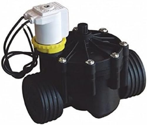 RPE Elettrico betätigtes Valvola solenoide 2 Filettatura Interna 24 VAC con Flow-Controllo, Nero, 17 x 18 x 12 cm, nd640
