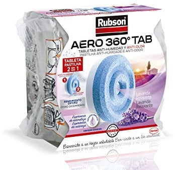 Rubson AERO 360º Recambios Jardín de Lavanda para deshumidificador, aromaterapia, neutralizador de olores ultraabsorbente, 1 unidad (450 g)