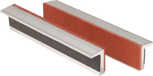 KS Tools 914.0092 Alu-Schraubstock-Schonbacken,Gummibesatz,140mm