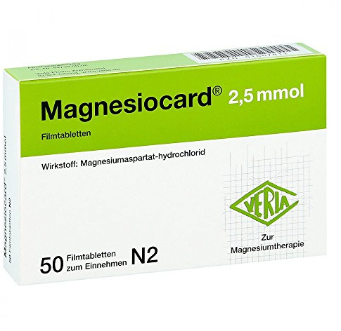 Magnesiocard 2,5 Mmol Filmtabletten