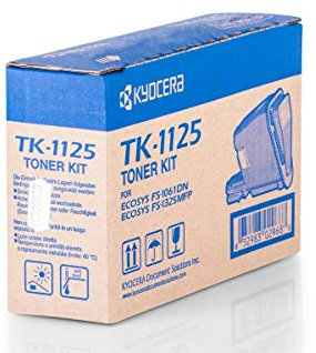 Kyocera Original 1T02M70NL0 / TK-1125, für FS-1061 DN Premium Drucker-Kartusche, Schwarz, 2100 Seiten