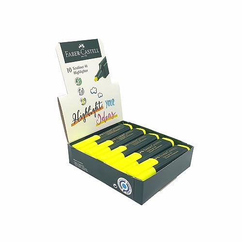 Faber-Castell Textliner - Pack of 10 (Yellow)