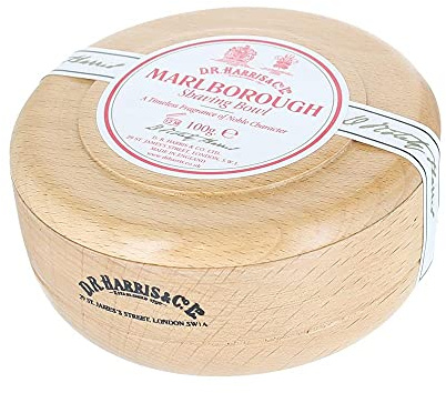 D. R. HARRIS Marlborough Beech Shaving Bowl & Shaving Soap