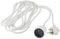 PremiumCord Cable de Extensión 230V con Seguridad Infantil, Cable de Alimentación, Alargador Schuko, Toma de Corriente Tipo F, Blanco, 10m