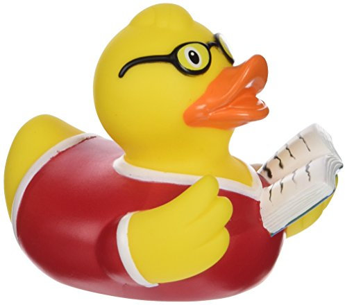 Lilalu 8x8cm/50g Collector & Baby Book Jouet de Bain Canard Caoutchouc