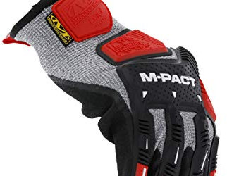 Mechanix Wear M-Pact® Knit CR5A5 Handschuhe (Medium, Grau/Schwarz)