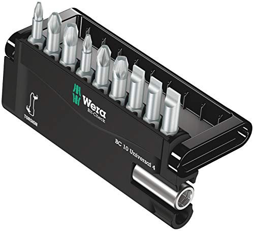 Wera Bit-Sortiment, Bit-Check 10 Universal 4, 10-teilig, 05056159001