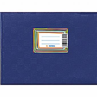 Heftschoner Plastik A5 Quer Blau 7413 Liefermenge = 25