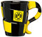 Borussia Dortmund BVB-Tasse mit Schal-Design, 300ml, Schwarz/Gelb, 1 Stück (1er Pack)