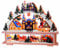 Star Fensterleuchter  Deutsche Weihnacht Motiv: Kirche/Stadt, 7-flammig, Material: Holz, 35 x 45 cm Vierfarb-Karton, natur/bunt 270-19
