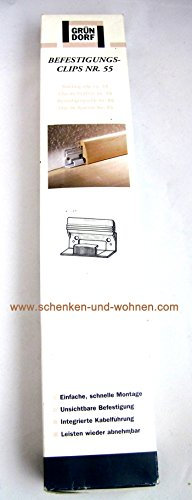 Befestigungsclips Nr. 55 30 Stück Sockelleiste