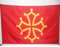 AZ FLAG - Flagge Provinz Languedoc - 90x60 cm - Provinz Languedoc Fahne 60 x 90 Cm Scheide Für Mast - Flaggen