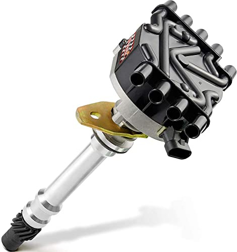 Voltstorm Complete Hei Ignition Distributor Compatible with Chevy GMC Vortec 1996-2002 V8 5.0L 5.7L Models Small Block C1500 C2500 C3500 K1500 K2500 K3500 W3500 W4500 Black Cap