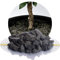 Schicker Mineral Basalt Ziersplitt anthrazit 16-22 mm 25 kg, Basaltsplitt aus Deutschland in verschiedenen Größen von 2-56 mm, Basaltbruch farbechter Naturstein ideal zur Garten-, Hof- & Weggestaltung