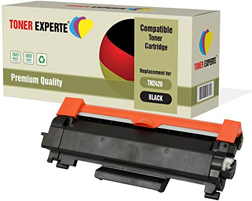 TONER EXPERTE® Premium Toner kompatibel zu TN2420 TN-2420 TN2410 für Brother HL-L2310D L2350DW L2370DN L2375DW DCP-L2510D L2530DW MFC-L2710DN L2710DW L2730DW L2750DW [mit CHIP]