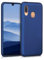 kwmobile Custodia Compatibile con Samsung Galaxy A40 Cover - Back Case Morbida - Protezione in Silicone TPU Effetto Metallizzato blu metallizzato