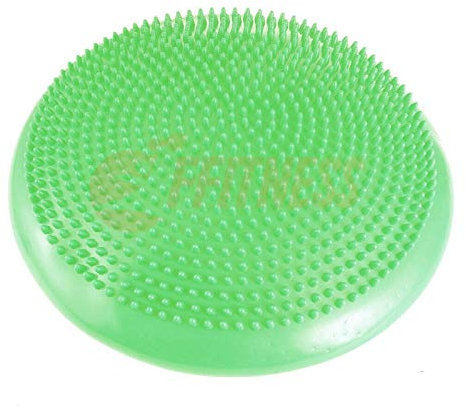 FSYBB71V Balance Cushion Cojín propioceptivo Mejora la Estabilidad y el Equilibrio, Inflable, de PVC, antiestallidos, para casa, Fitness, Yoga, Pilates, rehabilitación, Color Verde