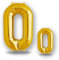 FUNXGO® folienballon 0 gold - 2 Stück -100cm & 38cm- Luftballon Zahl 0 - Ballon 0 Deko zum Geburtstag, Hochzeit, Jubiläum oder Fest, Party - Ballon 0 gold