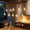 Hanfseil Pendelleuchte Vintage Seil Hängeleuchte Retro Handgewebte Hängeleuchte Eisen Industrie Antik Kronleuchter Esstisch Restaurant Bar Loft Höhenverstellbar Pendellampe Beleuchtung Light