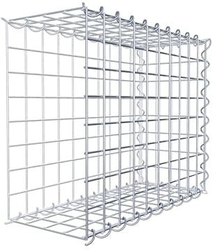 GABIONA - Gabion 50 x 40 x 20 cm - Panier à gabions avec maillage 5 x 5 cm - Panier de montage type 2 (sans grille frontale)