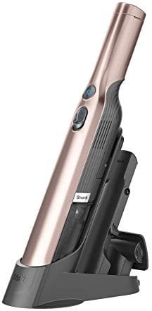 Shark WANDVAC Cordless Hand Vac WV201RGBRN, Lightweight and Portable at 1.4 lbs. with Powerful Suction, Charging Dock, One-Touch Empty for Car & Home, Rose Gold
