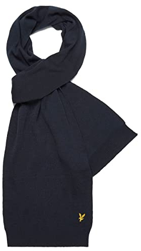 Lyle & Scott Herren zeitlos warmer Classic Lobable Schal - Dark Marine, Einheitsgröße, SV911ARC