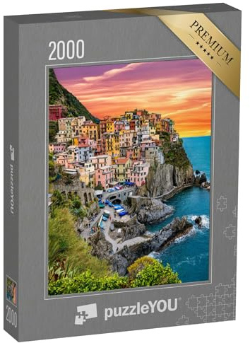 puzzleYOU: Puzzle 2000 Teile „Cinque Terre Italien“